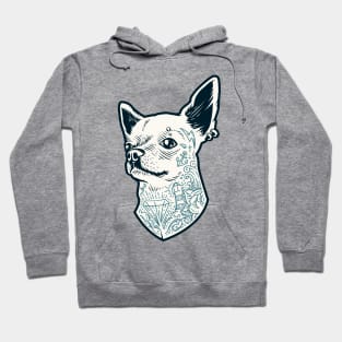 chiwawa dog With tattoo Hoodie